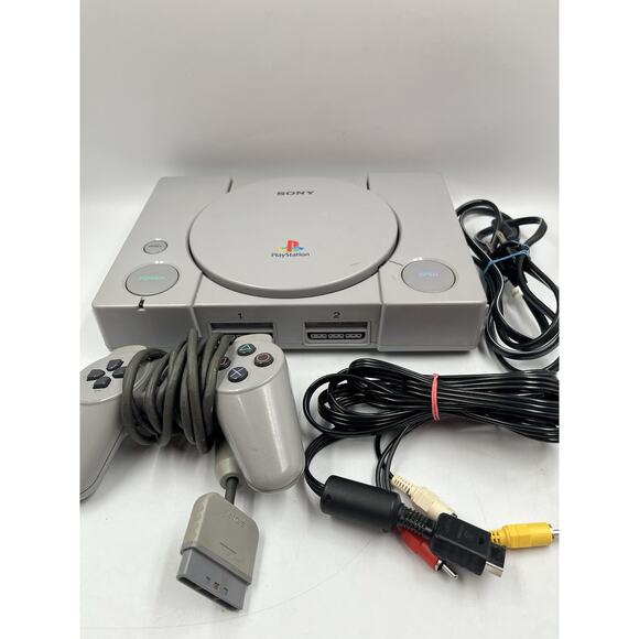 Sony PlayStation 1 Console Bundle TESTED WORKS PS1 Video Game System - Picture 8 of 13